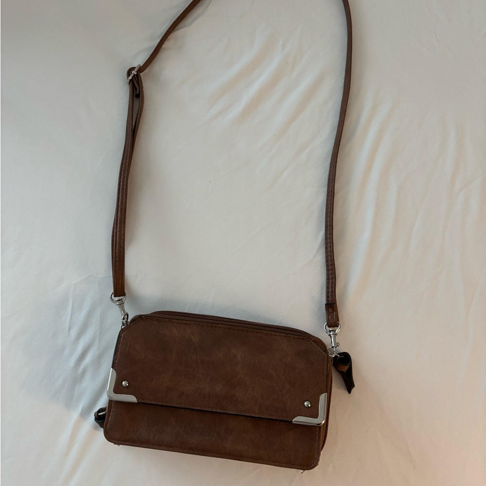 Othr Brown Leather Crossbody Bag